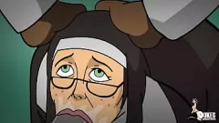 play MILF متحركة مفلس و NUGHTY NUN CRAVE لبي بي سي