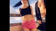 play Petite Morena Pornstar Sasha Rose Sexy Striptease