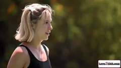 play Wet and Wild: Aiden Ashley و Whitney Wright Lesbian Poolside Romp